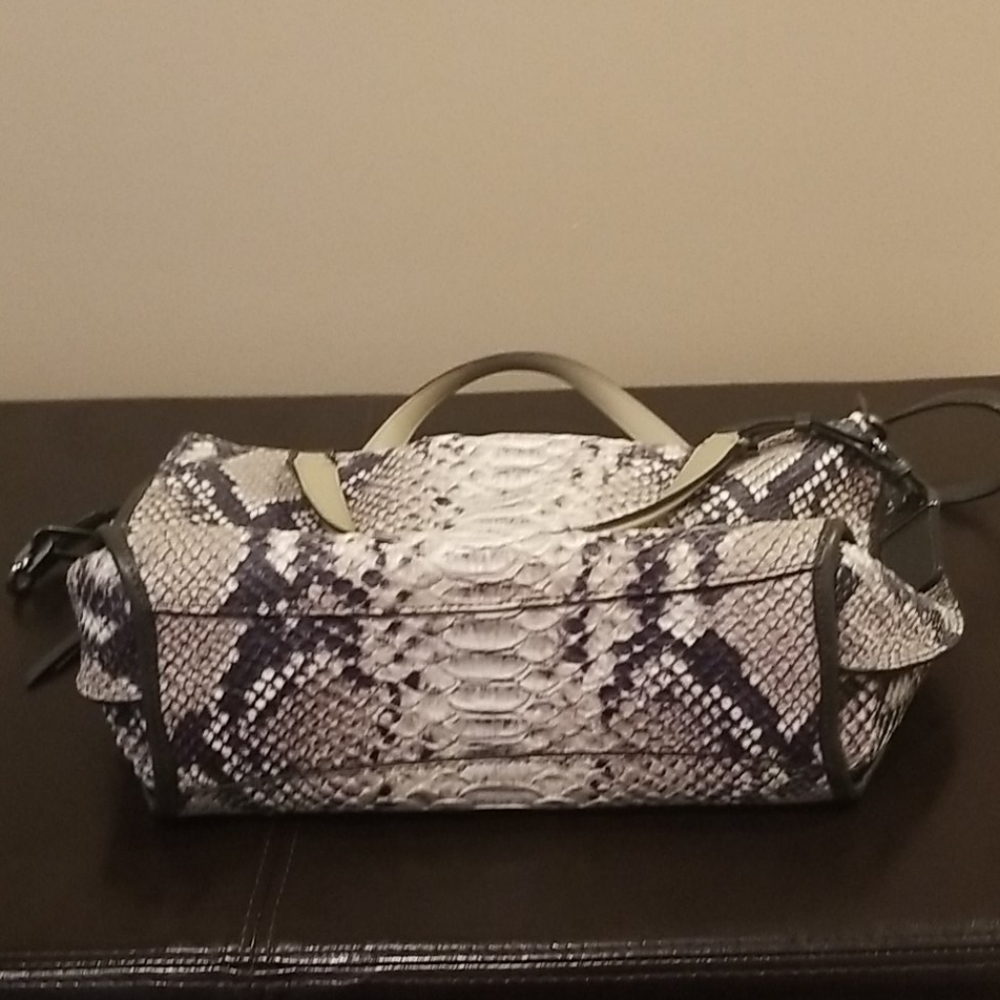 Coach Madison Python Embossed Leather Satchel - image 5